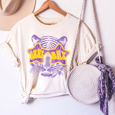 Louisiana Saturday Night LSU Graphic Tee – Pink House on River Road  WHOLESALE