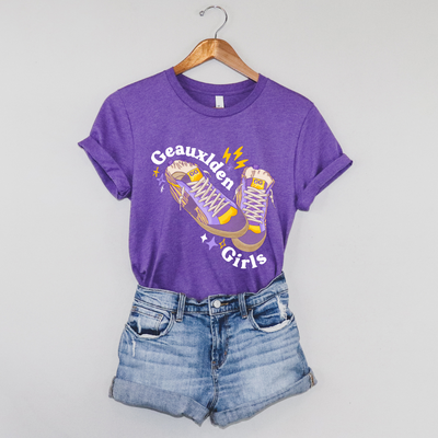 Geauxlden Girls LSU Tigers Game Day Graphic Tee