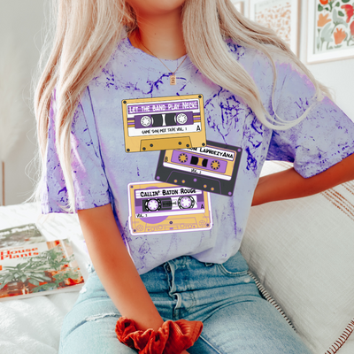 LSU Tigers Game Day Mix Tape Graphic Tee