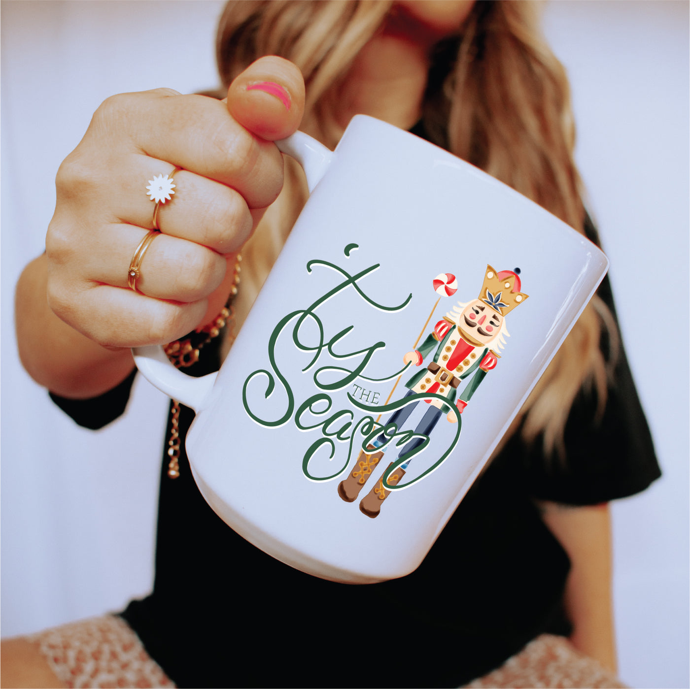 Tis the Season Nutcracker Coffee Mug