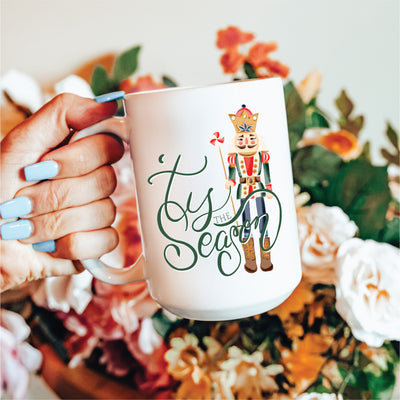 Tis the Season Nutcracker Coffee Mug